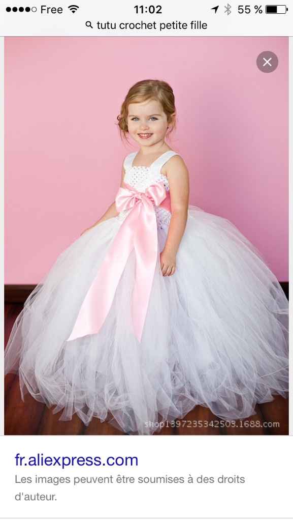 Robe de ceremonie pour ma fille - 1