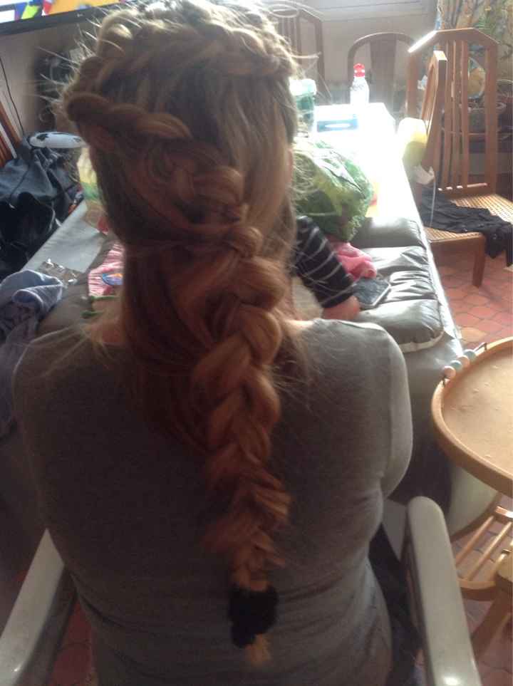 Premier essaie coiffure sur ma tête! - 2
