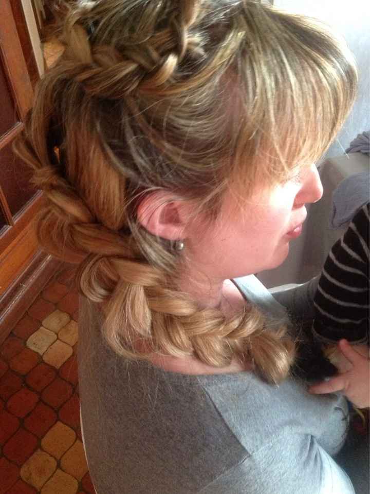 Premier essaie coiffure sur ma tête! - 3
