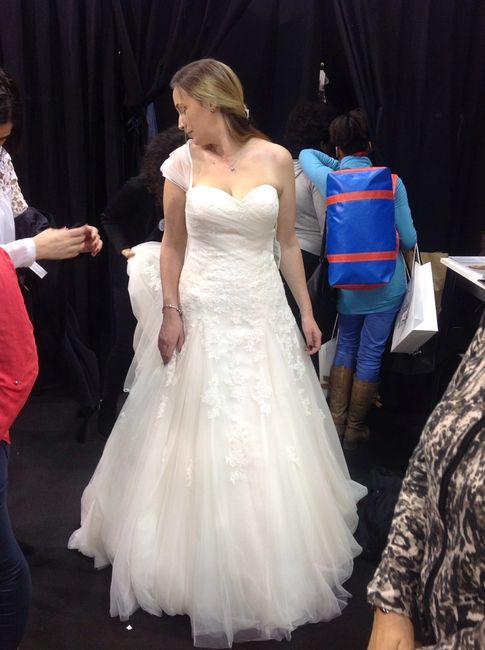 Soutien gorge sous robe pronovias? - 1