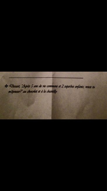 Comment il a demandé votre main - 1