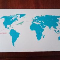 Nos faire-part sur notre voyage de noce.