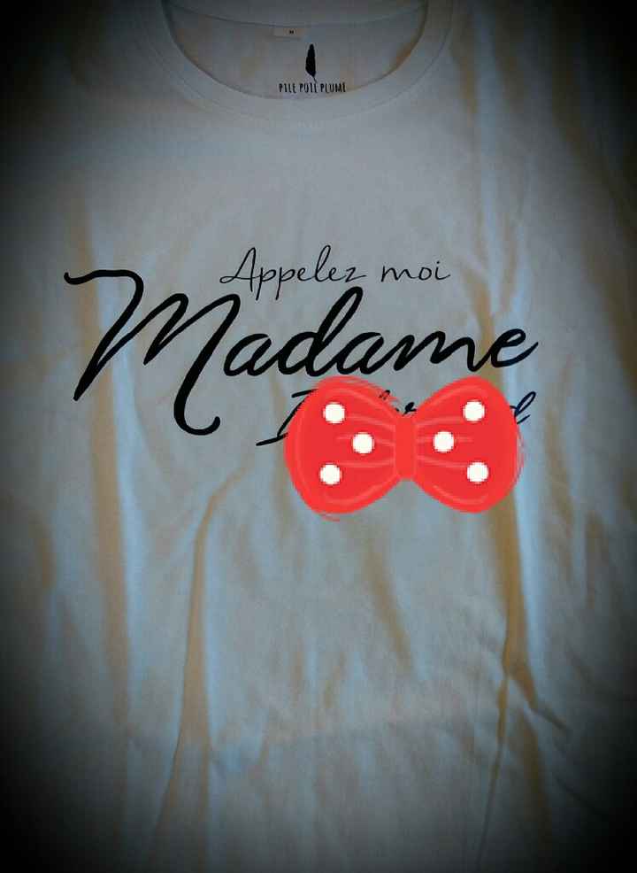 Tee-shirt lendemain reçu 😍 - 1