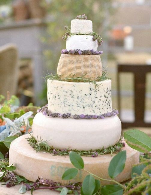 Cheese wedding cake - 1
