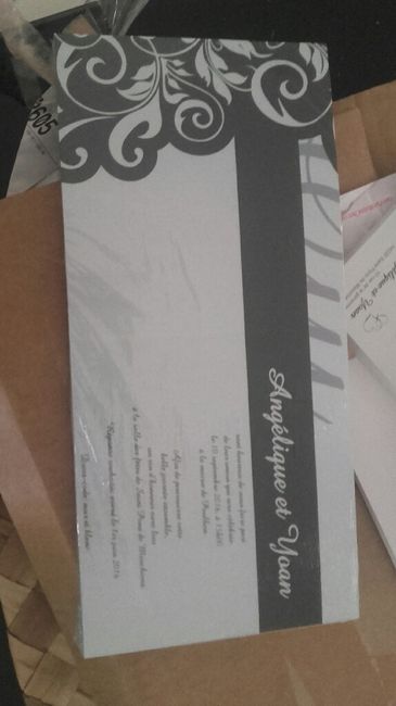 Ca y est !! début de la distribution de nos faire-parts :d - 2