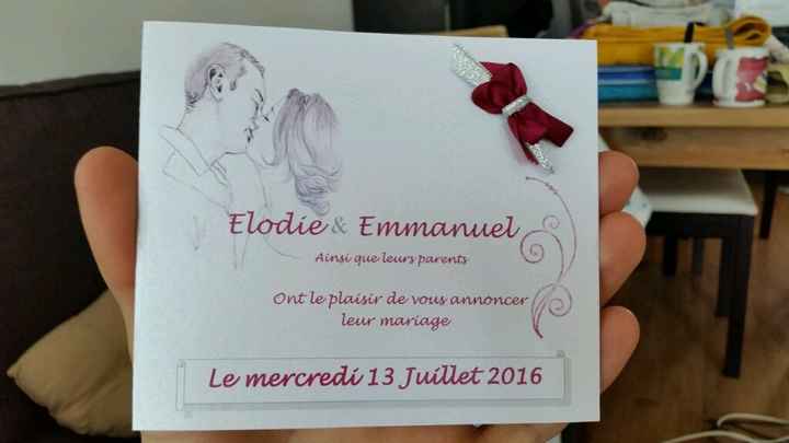 Faire parts terminés !!! - 2