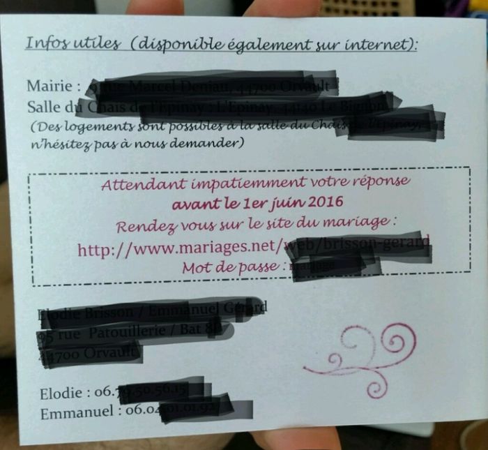 Faire parts terminés !!! - 4