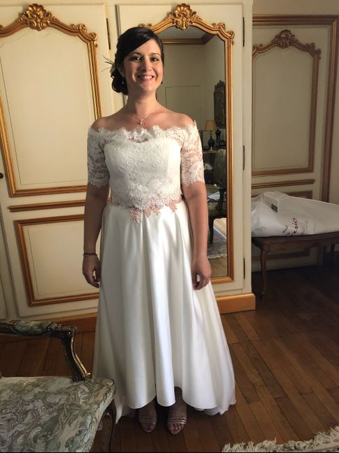 Robe de mariée avec ceinture de couleur : Top ou Flop ? - 1