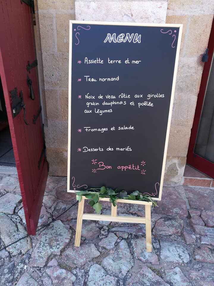 Un menu par personne OU un menu par table ? - 1