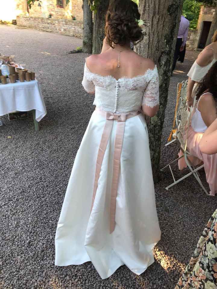 Robe de mariée avec ceinture de couleur : Top ou Flop ? - 2