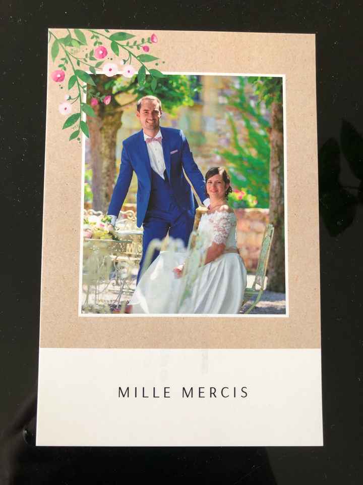 Montrez moi vos cartes de remerciement - 1