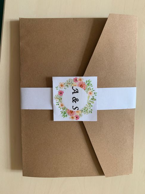 Faire part mariage pochette diy 2