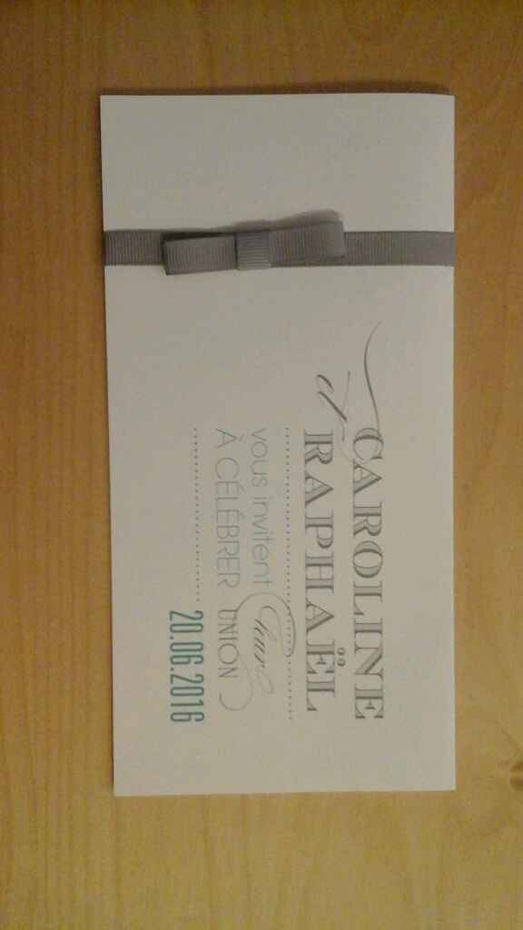 Premier diy faire part - 1