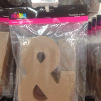 Grosses lettres en bois - 1
