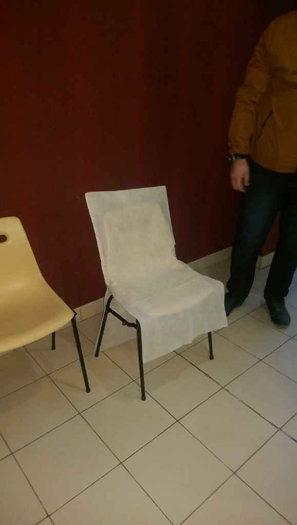 Housse de chaises jetables - 1