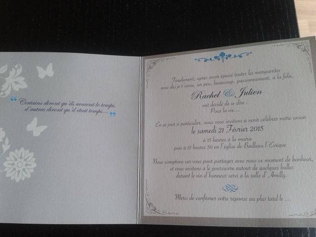 Les mariés de Février 2015 - Valentin et Valentine - 1