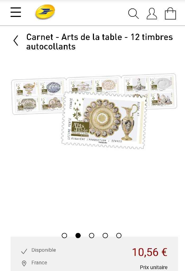 Timbres pour faire part - 1