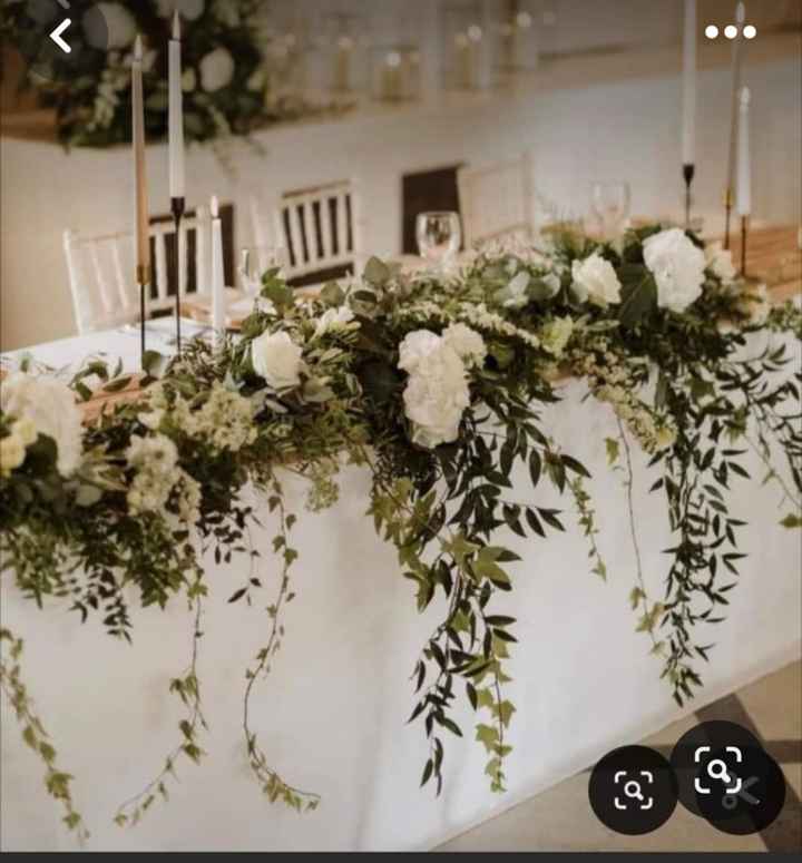 Centre de table des mariés - 1