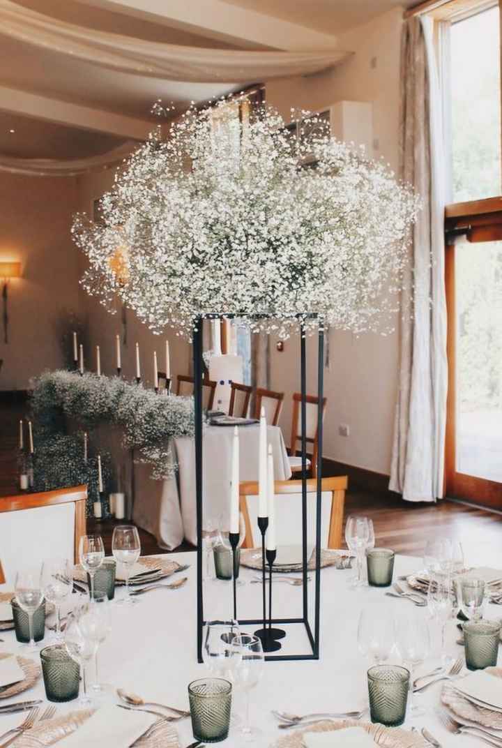 Centre de table des mariés - 2