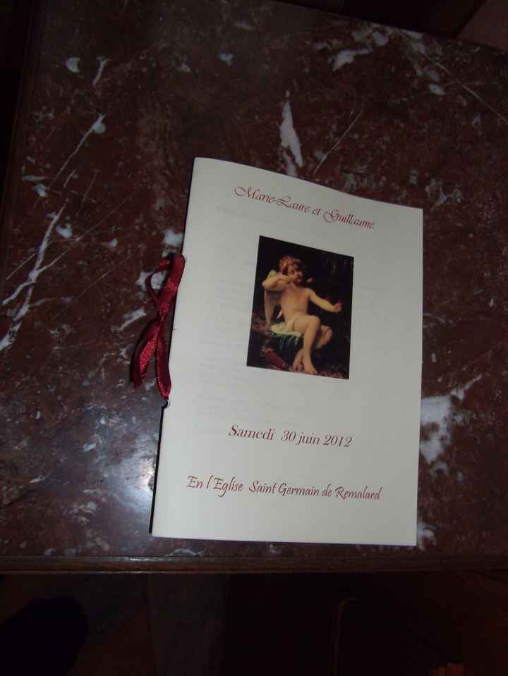 le livret de messe