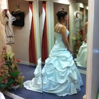 Ma robe vue de derrière ajustée 