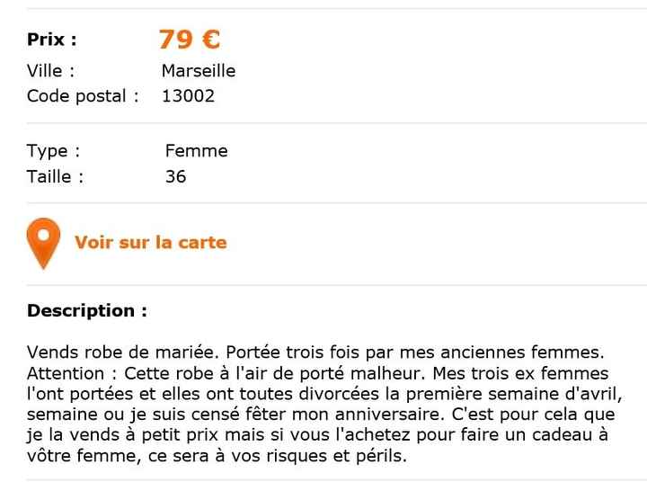 Annonce marrante