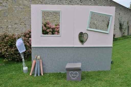 Photobooth rose et gris