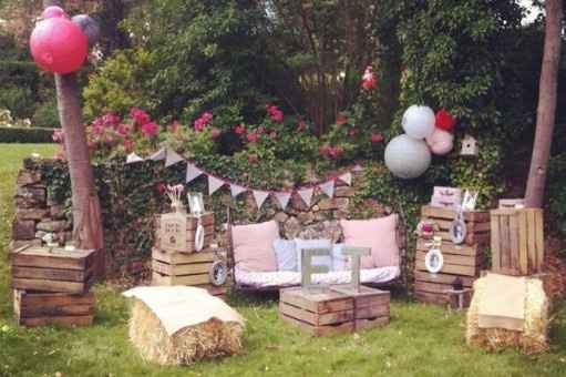 Photobooth rose et gris vintage