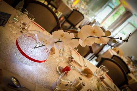 Centre de table rubans