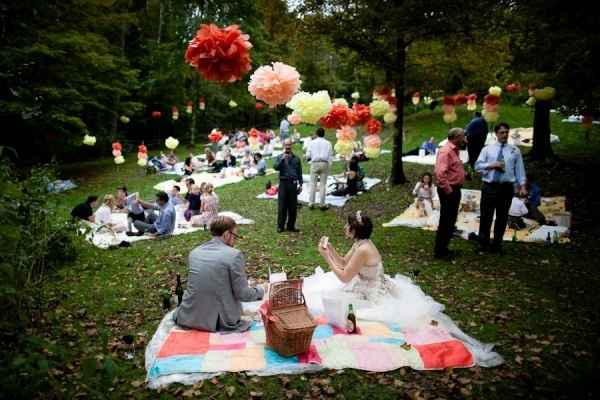 Pique nique de mariage