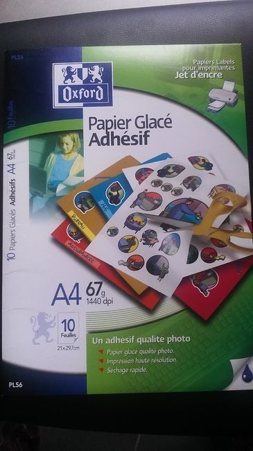 Pour imprimer des stickers