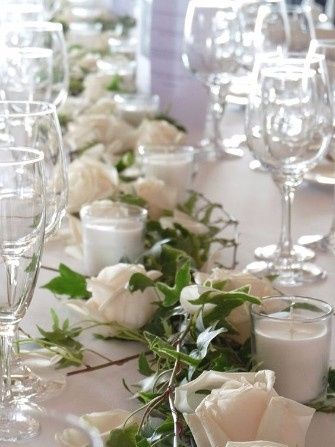 Chemin de table lierre