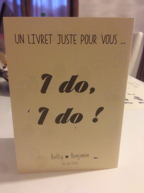 Quelle est la dernière photo concernant le mariage que vous avez enregistrée sur votre téléphone ? -