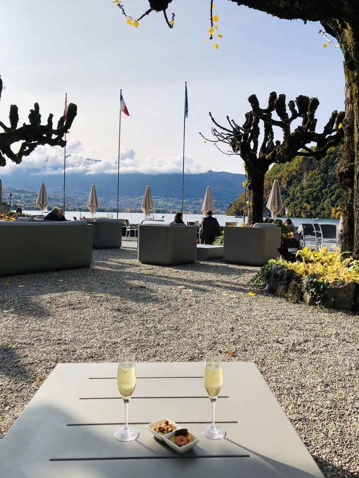 24 octobre 2020, demande en mariage magique face au lac d'Annecy !