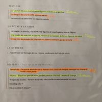 Idées menus de mariage - 1