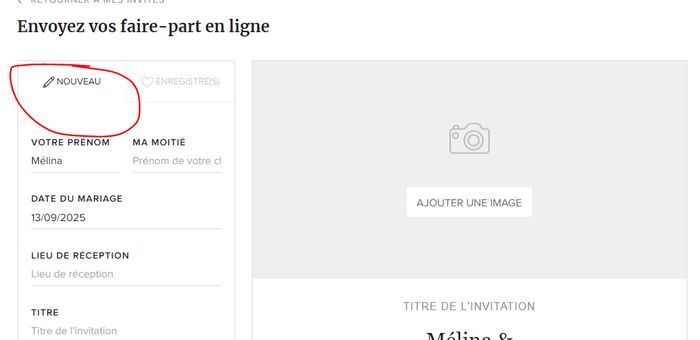 Courriel aux invités (mail) 2