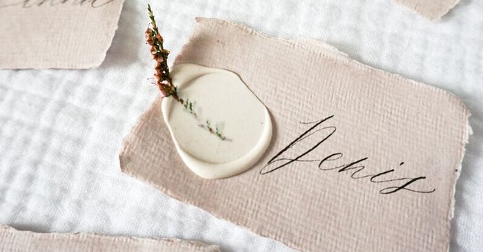 Une belle écriture pour ta papeterie de mariage 📜💕 1