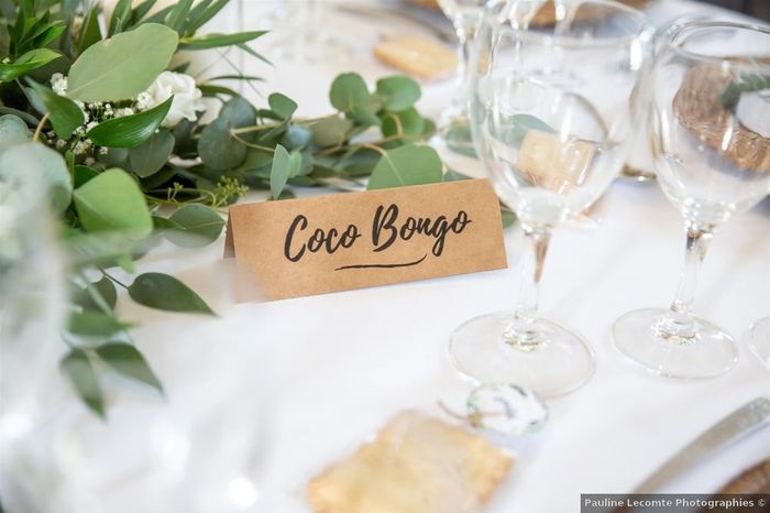 Que vas-tu mettre sur tes marque-places ? 1