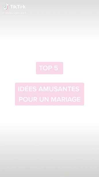 5 idées amusantes à reprendre pour ton jour J 🤩 - 1
