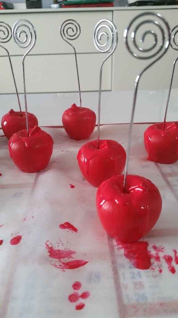 pommes d'amour porte photo.
