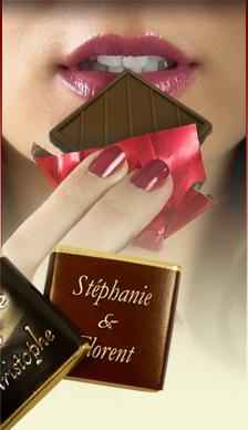 chocolat de mariage
