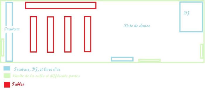 Plan de salle de base