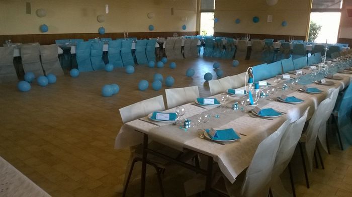 Ma salle de reception prete a accueillir nos invités