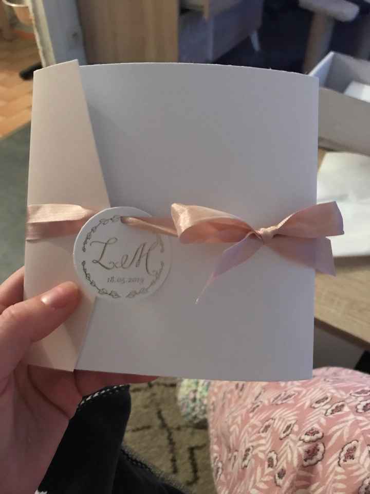 Réception des faires parts - 1