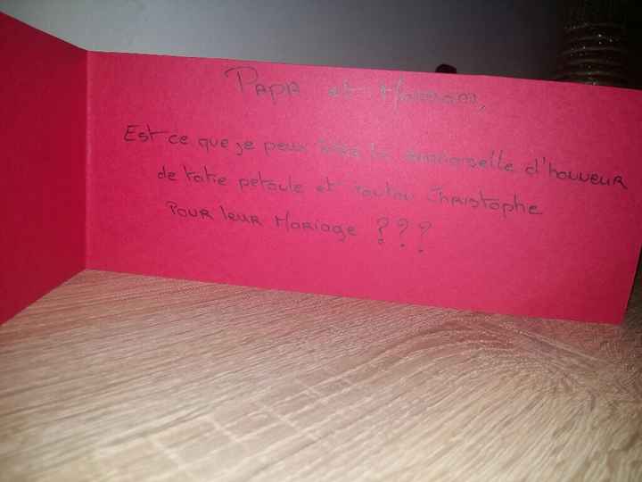 La demande de témoins et demoiselle d honneur - 3