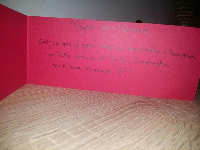 La demande de témoins et demoiselle d honneur - 3