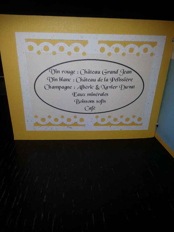 Scrapbooking menu - 2