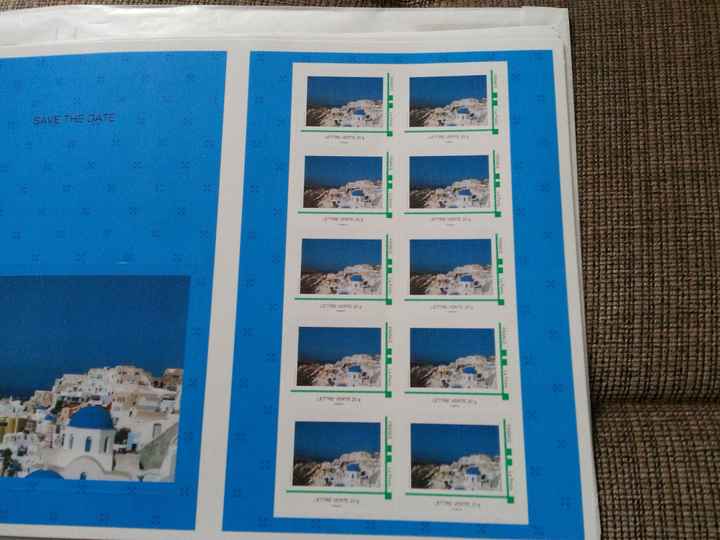 Timbres personnalisés reçus   - 2