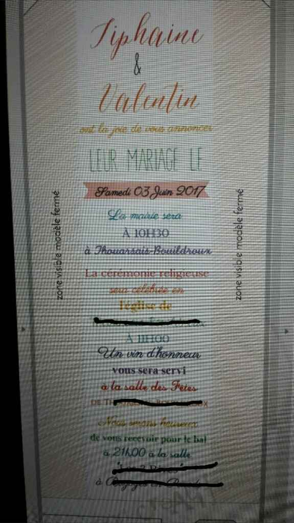 Ébauche faire part !. - 1