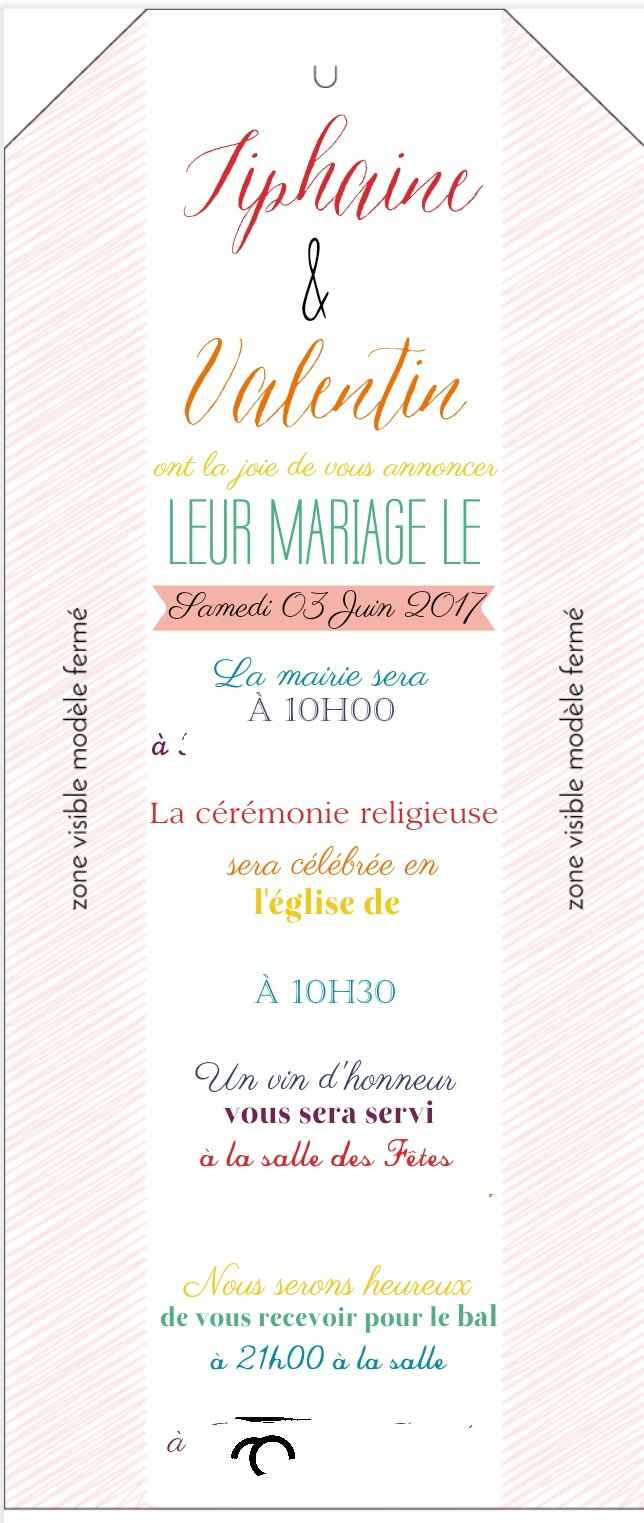 Faire part personnalisé